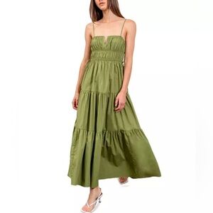 Moon River - Sheered Cotton Midi dress